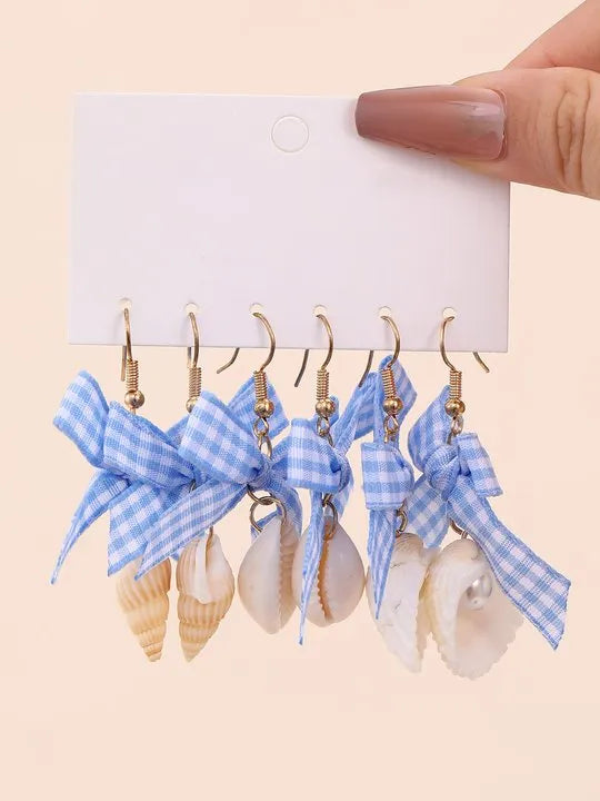 Bow Tie Artificial Jewellery - Earring Set