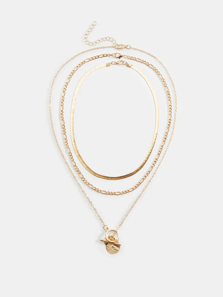 Geometric Artificial Jewellery - Necklace Set