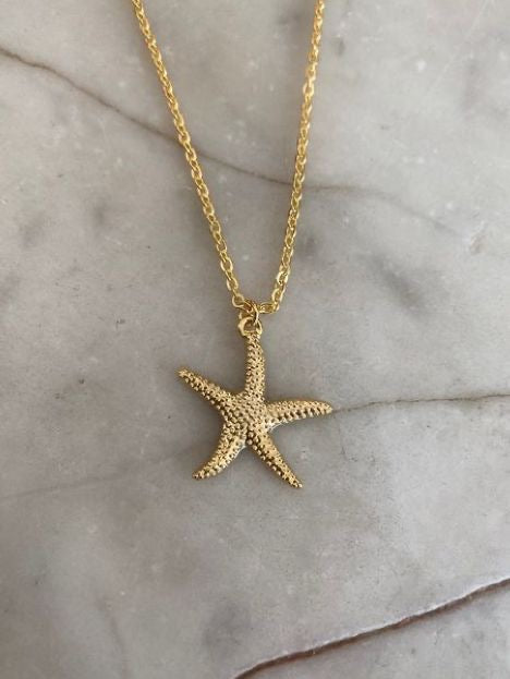 Sea star necklace