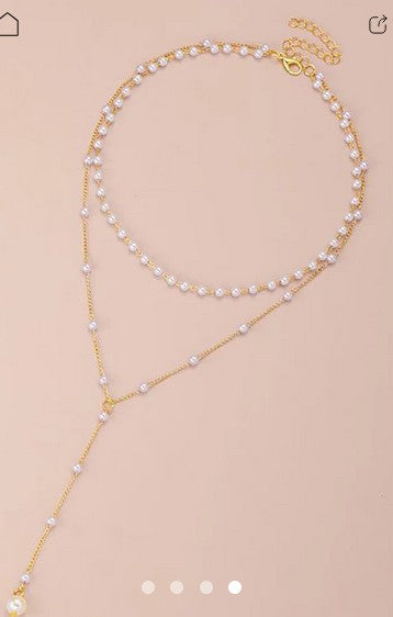 Geometric Artificial Jewellery - Multi-Layer Necklace