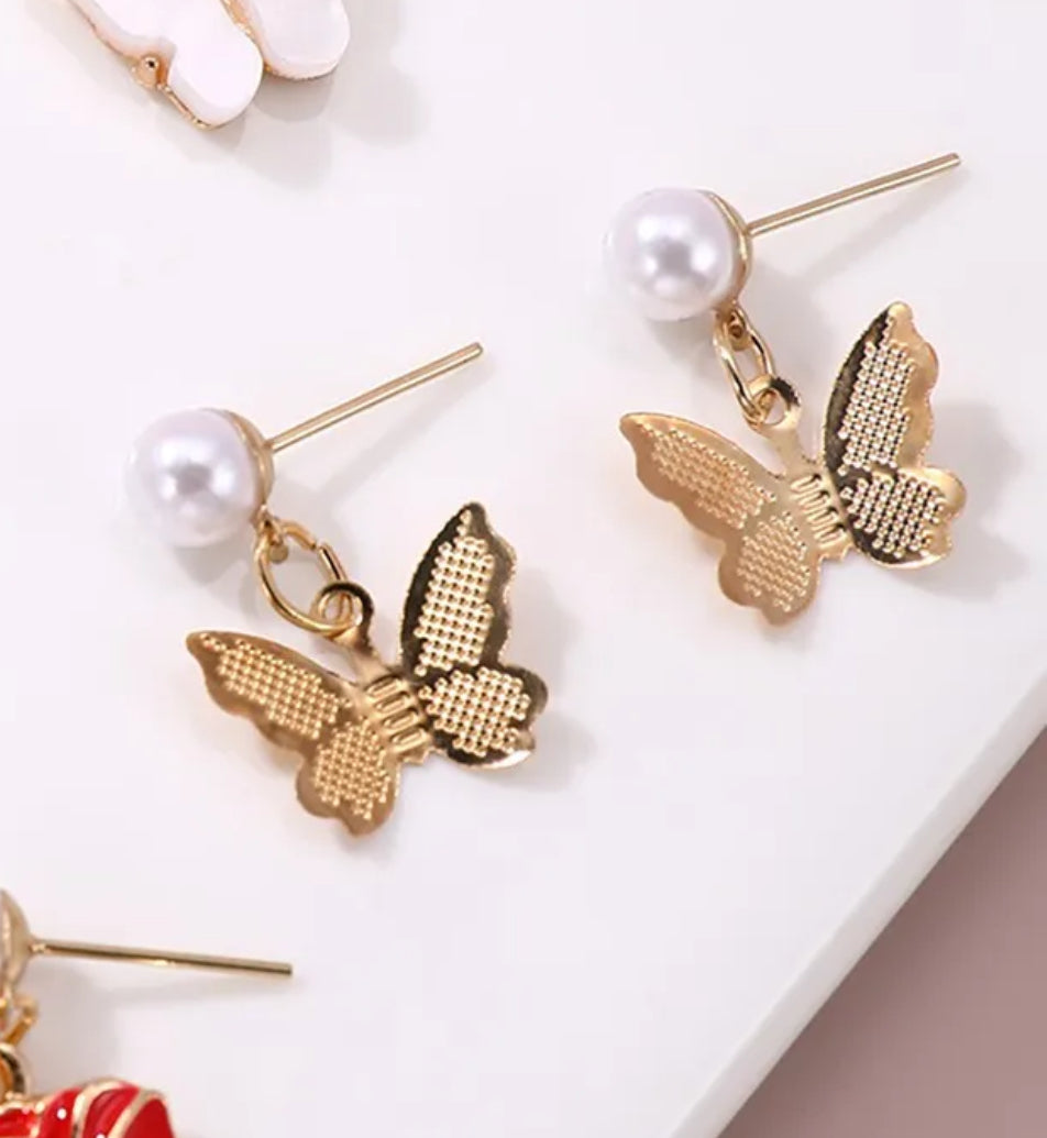 butterfly earrings