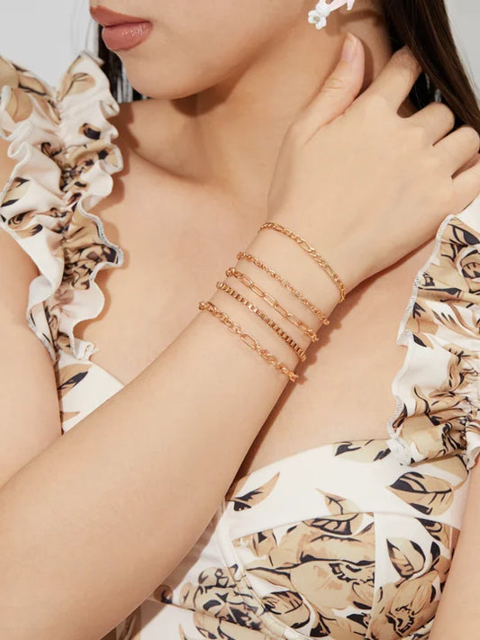 Geometric Bracelet Set
