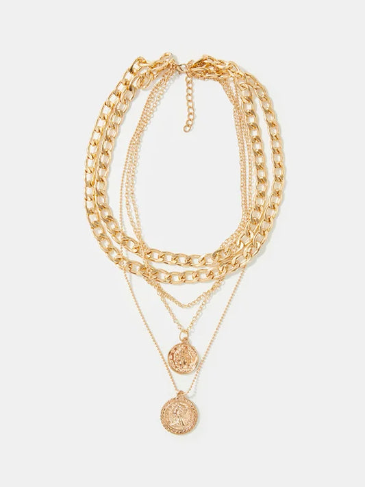 Round Artificial Jewellery - Multi-Layer Necklace