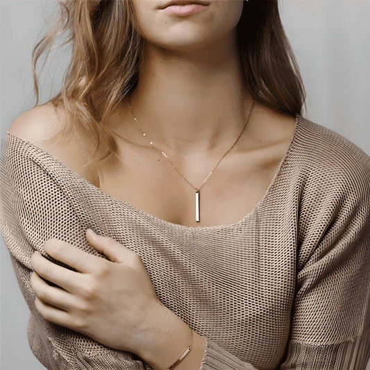 Dainty Bar Necklace