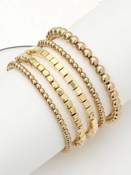 Geometric Bracelet Set