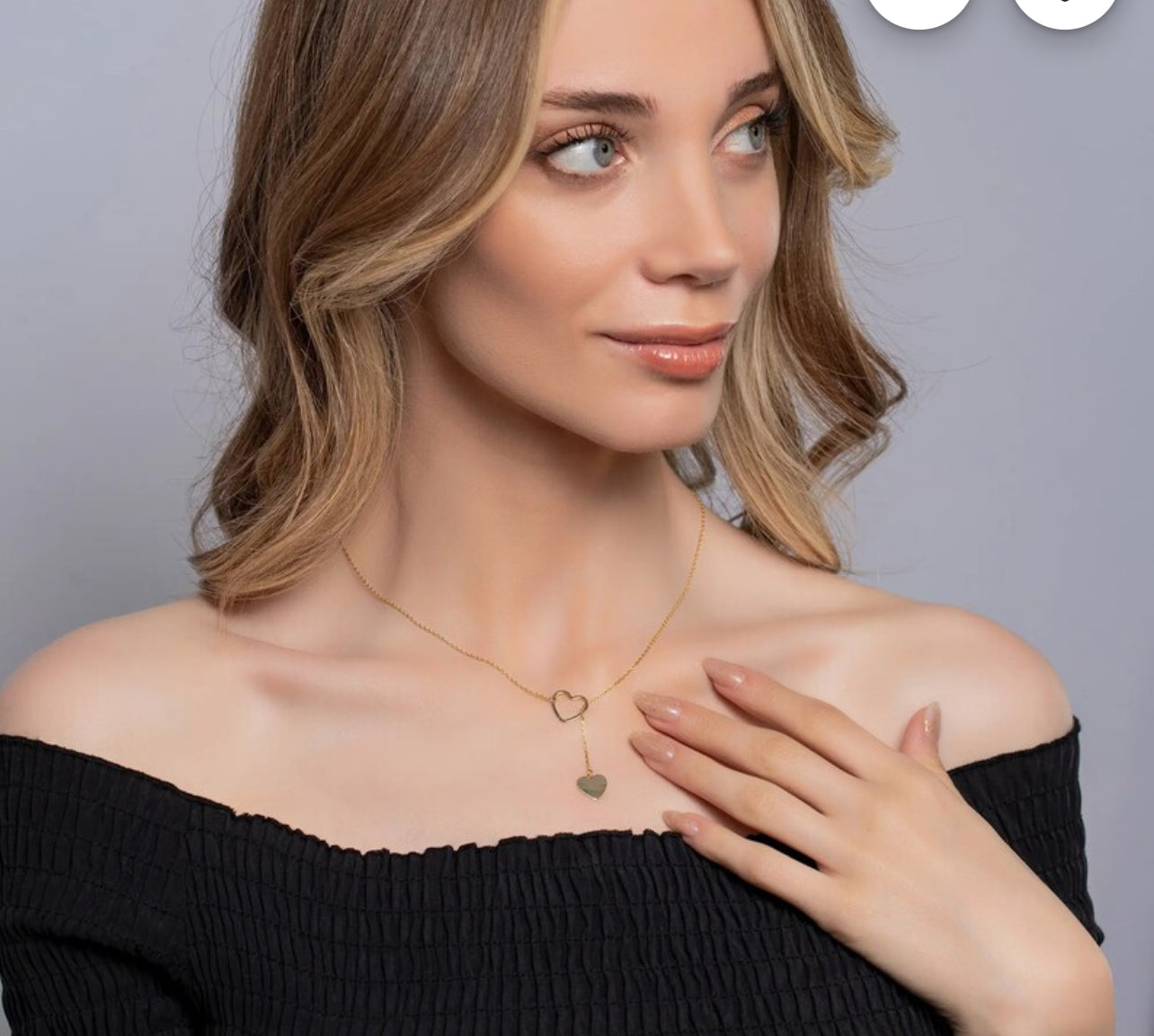 Heart Artificial jewellery - Pendant Necklace Love Letter to Tiny, Dainty Jewelry