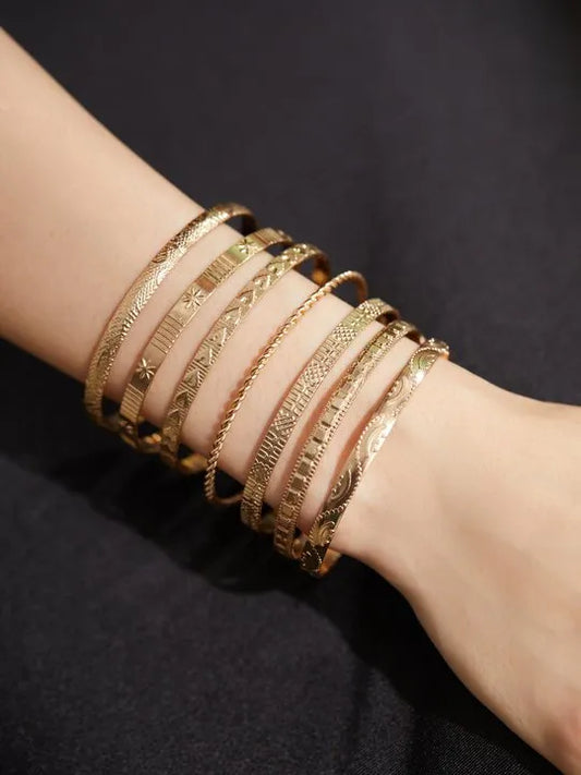 Round Bracelet Set