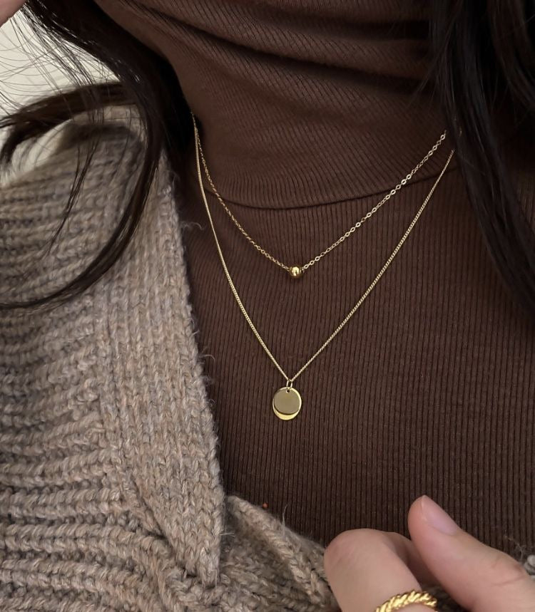 two layer necklace