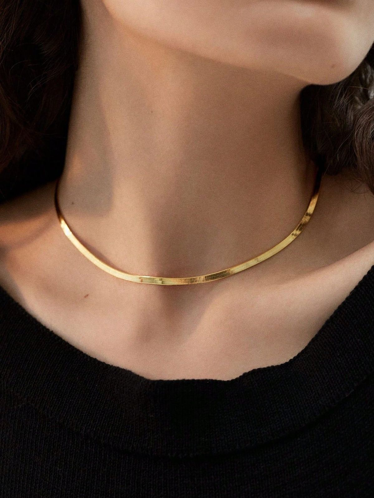 Fashionable Snake Chain Necklace & Bracelet For Women, Suitable For Daily Wear, Party, Festival And Gift