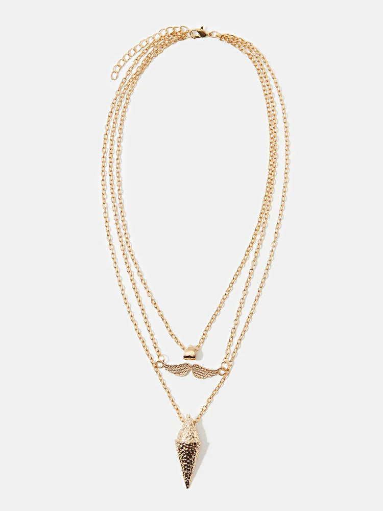 Wings Artificial Jewellery - Multi-Layer Necklace