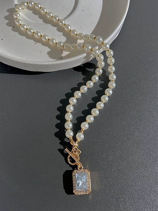 Pearl Artificial jewellery - Pendant Necklace