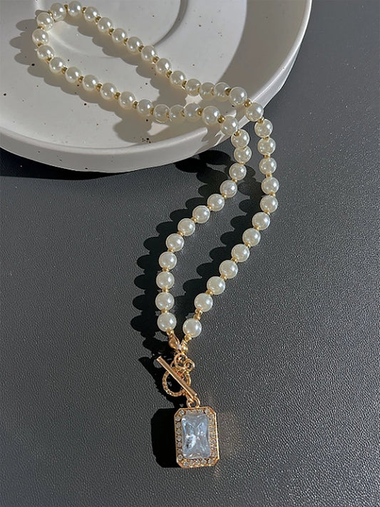 Pearl Artificial jewellery - Pendant Necklace