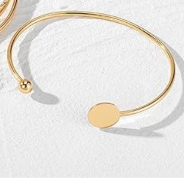 Bracelet Trendy Elegance Charms Non Tarnish Minimalist Textured Boho Jewelry Gift for Women