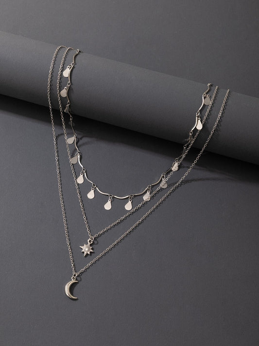 3 layers necklace