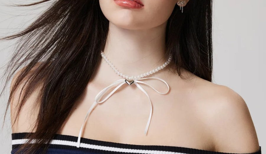 Bow Tie Artificial Jewellery - Chokers Necklace