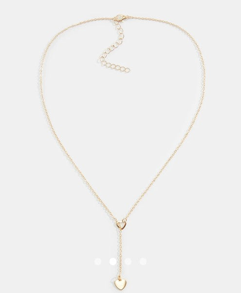 Heart Artificial jewellery - Pendant Necklace Love Letter to Tiny, Dainty Jewelry