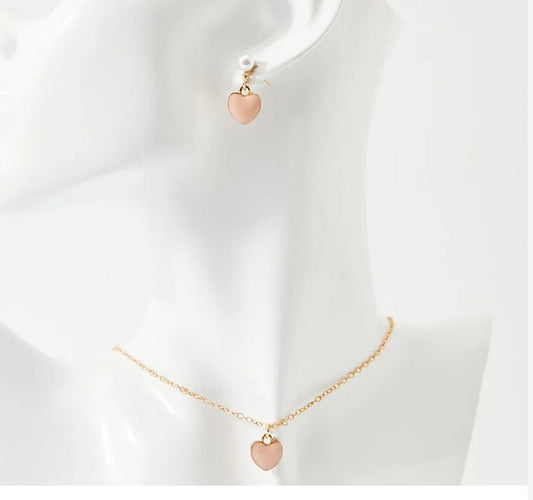 For MOM 3Pcs Sweet Hearts Jewellery Set