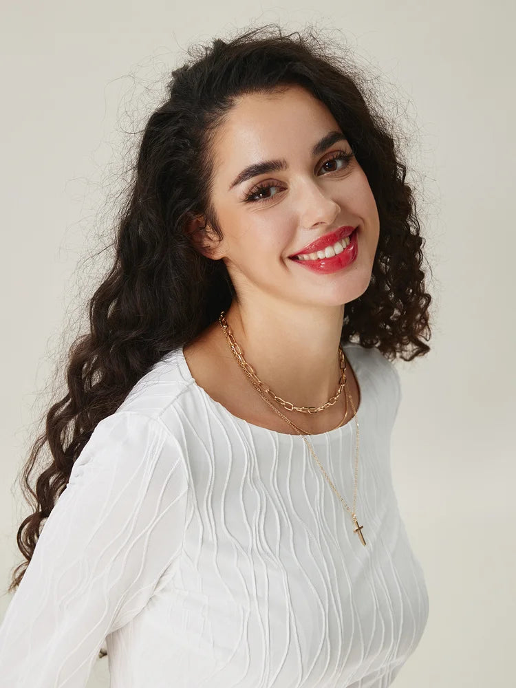 Geometric Artificial Jewellery - Multi-Layer Necklace