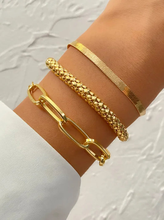 Geometric Bracelet Set