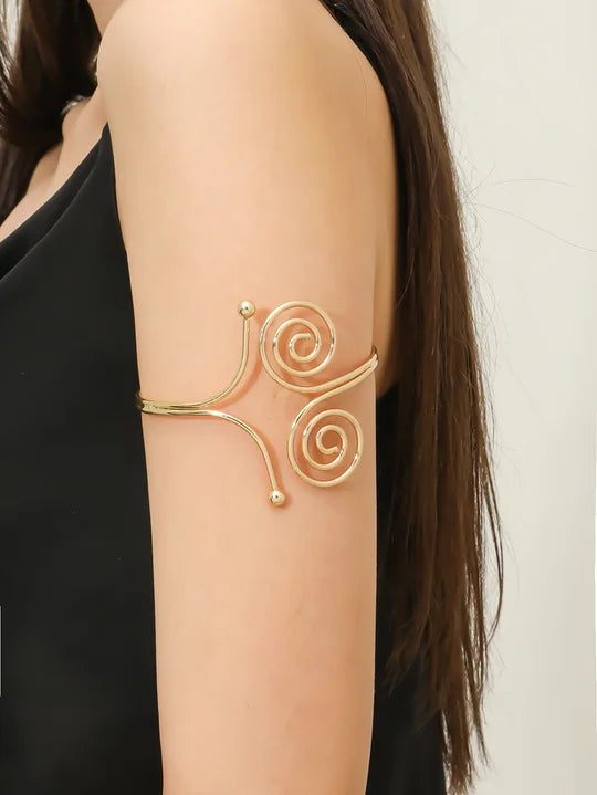 Geometric Imitation/Artificial Jewellery - Arm Cuff