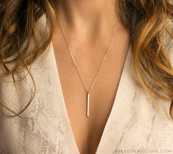 Dainty Bar Necklace