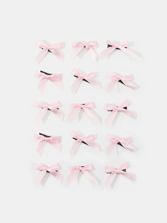KPOP 12PCS Medium Size Hair Bow Clip