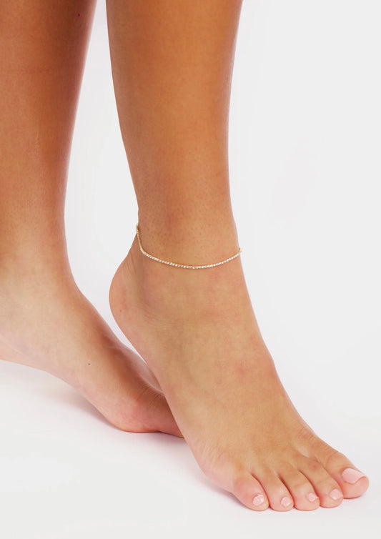 Diamond Anklet, Tennis Women Anklet, Gold Diamond Anklet, Diamond Body Jewelry, Women Anklet Bracelet, Diamond Anklet for Women